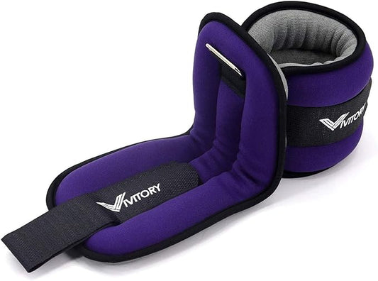 Vivitory Ankle Weights for Women & Men 2.2 to 6.6 Lbs