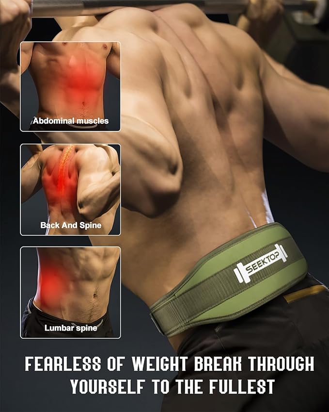 Seektop Weight Lifting Belt - Gym Lifting Belt 4 Inch