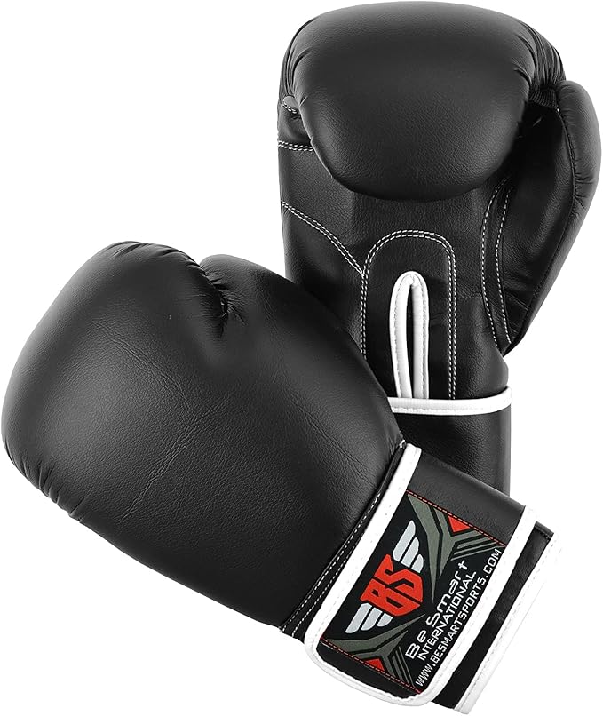 Be Smart Kids Boxing Gloves 4-12 Years 4oz 6oz Training Gloves for Children Sparring Youth Boxing Gloves Junior Training Mitts Punch PU Leather MMA Muay Thai Kick Boxing
