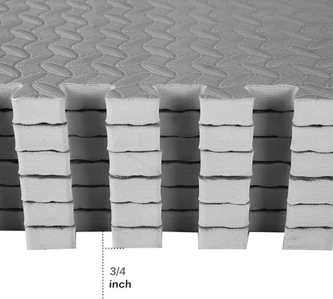 BalanceFrom Puzzle Exercise Mat with EVA Foam Interlocking