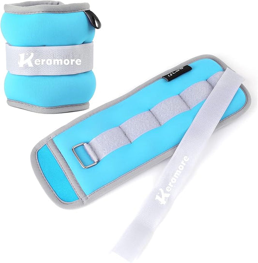 Ankle Weights, 1/2/3/4/5/6/8/10/12 LBS (1 Pair) Wrist Arm