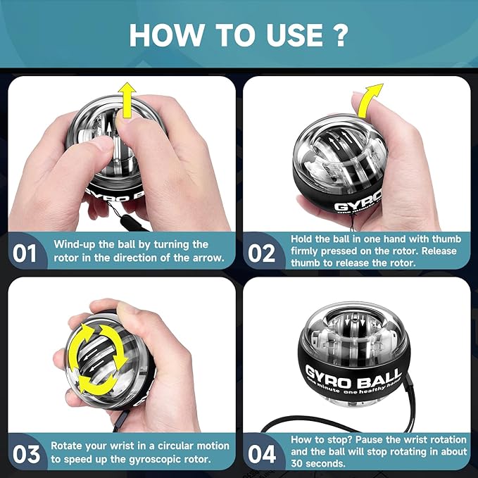 XMALL Wrist Power Gyro Ball