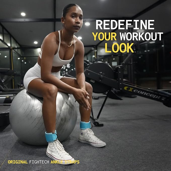 Ankle Straps for Working Out - Revitalize Your Lower Body Sculpting with Comfortable and Durable Ankle Strap for Cable Machine Pair - LiteMotion by FIGHTECH