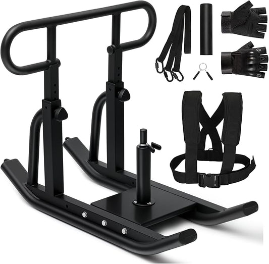 Weight Sled, Fitness Sled, Fitness Strength Training Sled,Adjustable 1" and 2" Weight