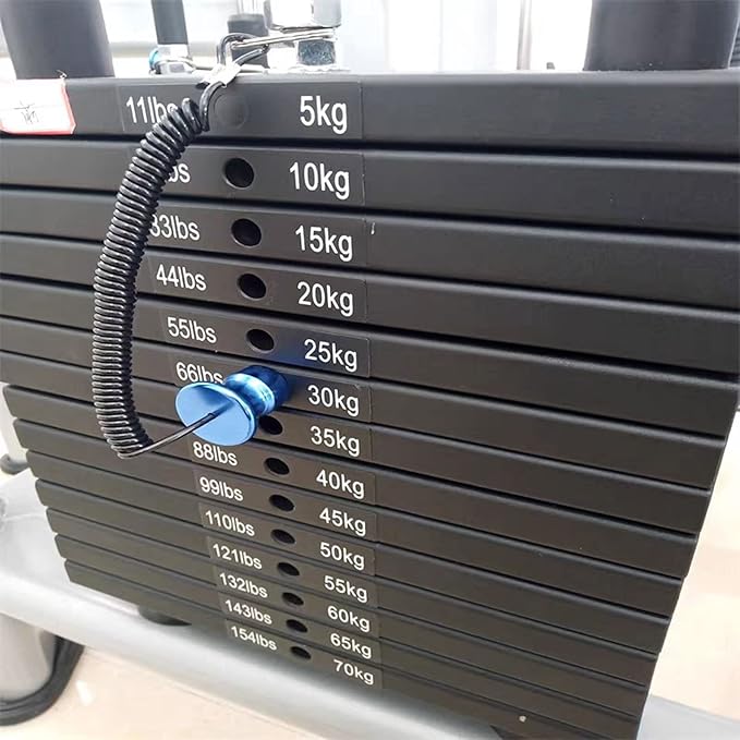 Flylin Weight Stack Pin, Aluminium Alloy Quick Release Pin Magnetic Strength Training Screw Bolt Strength Training Equipment for Fitness Equipment Pin Training