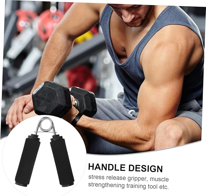 Toddmomy 1 Pair Forearm Workout Equipment Grip Strengthener 5.0mm Spring