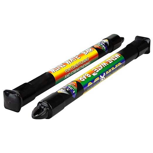 CanDo Mini WaTE Bars -2 Piece Set 3lb Black,