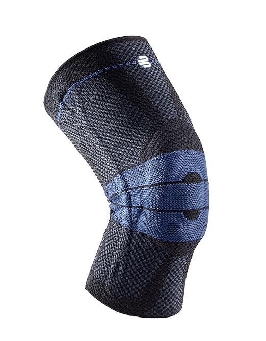 Bauerfeind - GenuTrain - Knee Brace - Targeted Support for Pain Relief and Stabilization of The Knee, Provides Relief of Weak, Swollen, and Injured Knees- Size 2 - Color Black