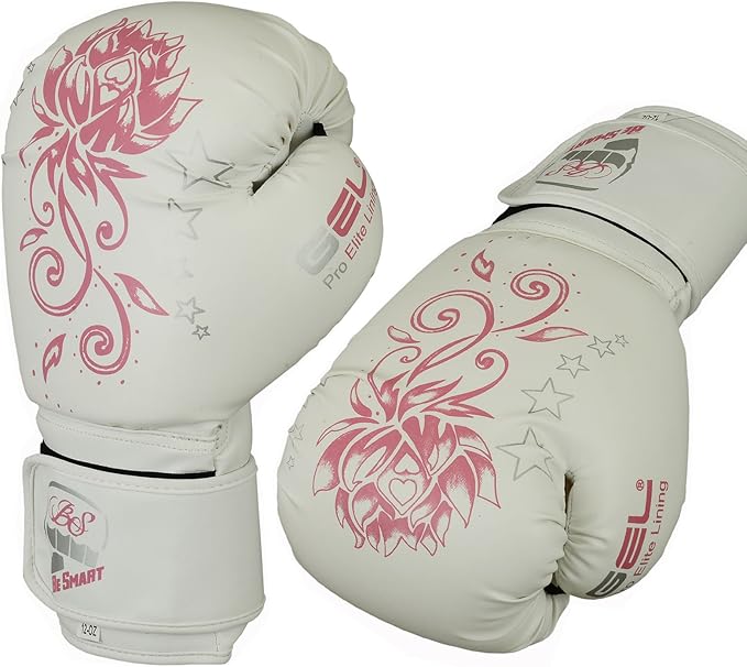 Be Smart Kids Boxing Gloves 4-12 Years 4oz 6oz Training Gloves for Children Sparring Youth Boxing Gloves Junior Training Mitts Punch PU Leather MMA Muay Thai Kick Boxing