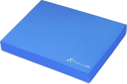 ProsourceFit Exercise Balance Pad â€“ Non-Slip Cushioned Foam 15.5â€x12.75â€