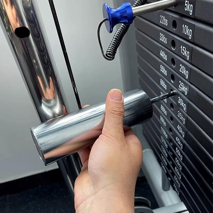 Flylin Weight Stack Pin, Aluminium Alloy Quick Release Pin Magnetic Strength Training Screw Bolt Strength Training Equipment for Fitness Equipment Pin Training