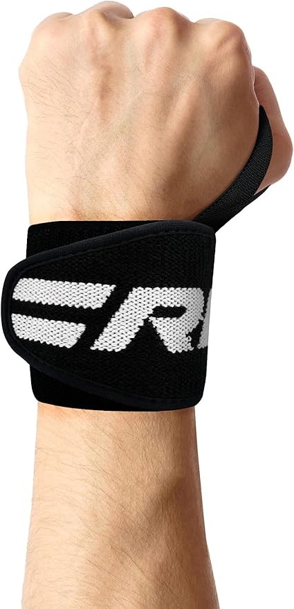 RDX Wrist Wraps for Weightlifting (Pair), IPL USPA Approved, Elasticated 18” Cotton Straps Support with Thumb Loop, Gym Wrap for Weight Lifting Powerlifting Competition Strength Training Bodybuilding