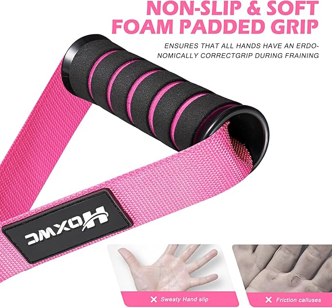 Cable Handles Gym Equipment, Heavy Duty Resistance Band Handles, Replacement Exercise Handles for Cable Machine, Pulley System, Strength Trainer, Pull Down Workout, Home Gym Cable Attachments