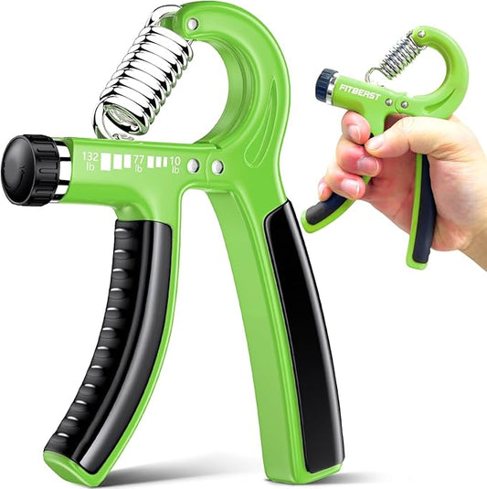 FitBeast Grip Strengthener Forearm Strengthener, Adjustable Hand Grip Strengthener for Strength Training & Rehabilitation, 10-132 lbs Resistance, Ideal for Athletes and Physical Therapy (1 Piece)
