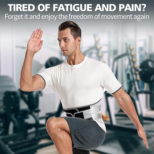 Back Braces for Lower Back Pain Relief with large support plate, Breathable Back Support Belt for Men/Women for work, for Herniated Disc, Sciatica