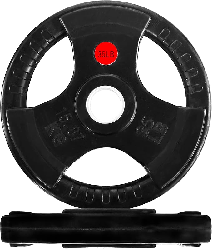 Signature Fitness Olympic 2-Inch Cast Iron Plate Weight