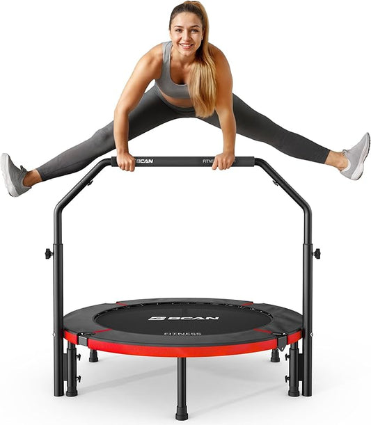 BCAN 40"/48" Foldable Mini Trampoline 330lbs/440lbs