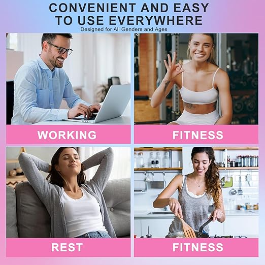 Back Posture Corrector for Women - Adjustable Straightener Back Brace Posture Corrector Under Clothes (Pink, Large)