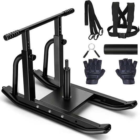 Weight Sled, Fitness Sled, Fitness Strength Training Sled,Adjustable 1" and 2" Weight