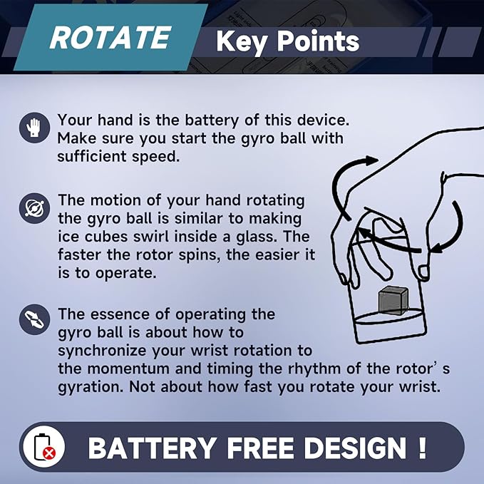 XMALL Wrist Power Gyro Ball