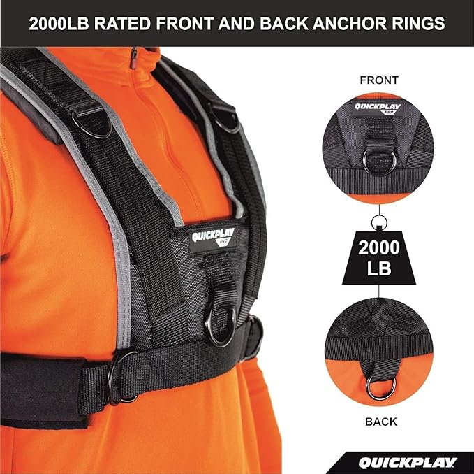 QUICKPLAY PRO Pulling Harness for Sled Resistance Training