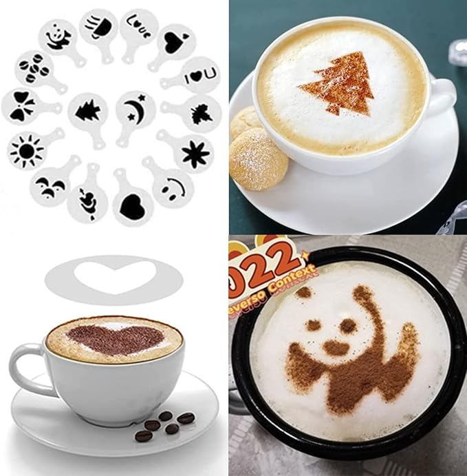 Rechargeable Milk Frother, 3-Speed Electric Handheld Frother with 2 Whisks and Coffee Decoration Tool, Stand-up Design, for Cream, Latte, Cappuccino (Black)