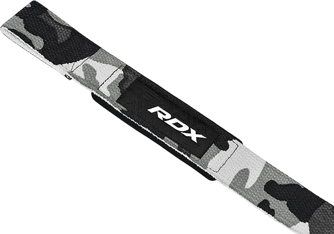 RDX Weight Lifting Straps Deadlifting Powerlifting, 5MM Neoprene Wrist Support, Anti Slip 60CM Hand Bar Grip, Heavy Duty Bodybuilding Weightlifting Workout, Soft Cotton, Strength Training Gym Fitness