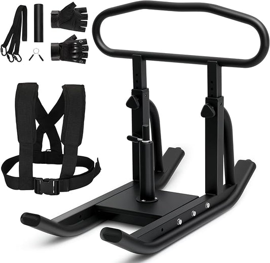 Weight Sled, Fitness Sled, Fitness Strength Training Sled,Adjustable 1" and 2" Weight