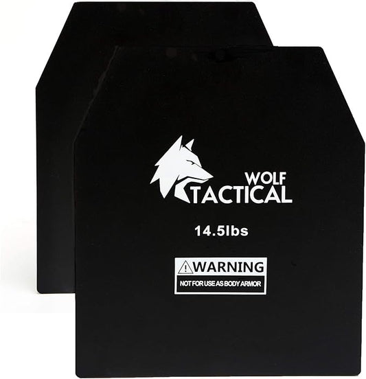 WOLF TACTICAL Weight Vest Plates - 5.75/8.75/14.5/19.75LB Pairs