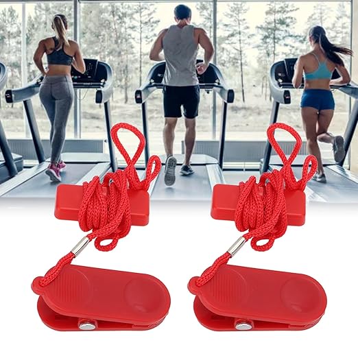 Treadmill Safety Key Replacement - 2 PCS Universal Magnet Key Compatible With Proform, Image, Weslo, Reebok, Epic, Golds Gym Treadmills