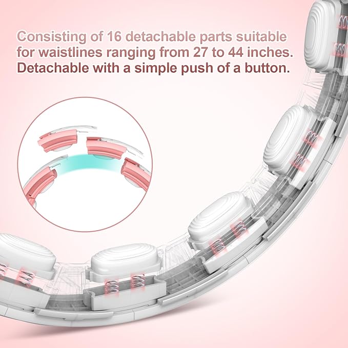 EPEHSPORT Silent Infinity Smart Hoops with Counter 22"-44" 2 in 4 Abdomen