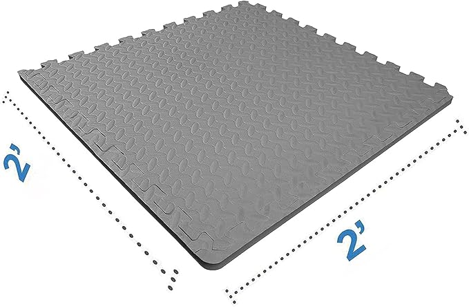 BalanceFrom Puzzle Exercise Mat with EVA Foam Interlocking