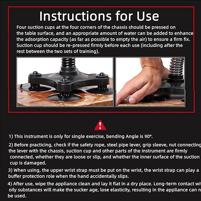 Arm Wrestling Training Equipment 45~50lbs Forearm Trainer Grips