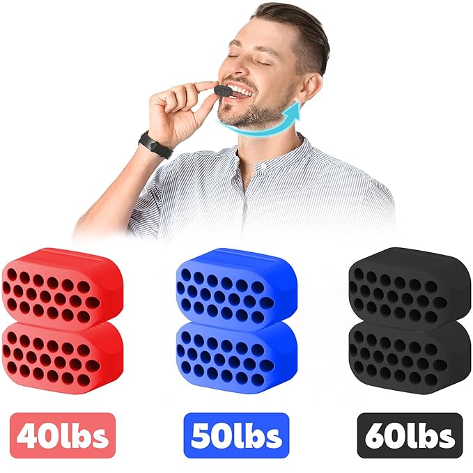 CXYARY 6PCS Jaw Exerciser for Men & Women 3 Resistance