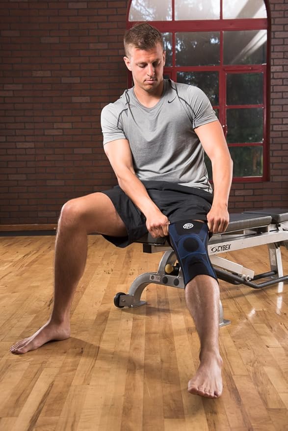 Pro-Tec Gel Force Knee Support, Knee Brace, Compression Sleeve, Knee & Joint Support, Patellar Tracking, Ligament Support, Tendinitis, Knee Stability, Chondromalacia, Easy to Use, Size Small