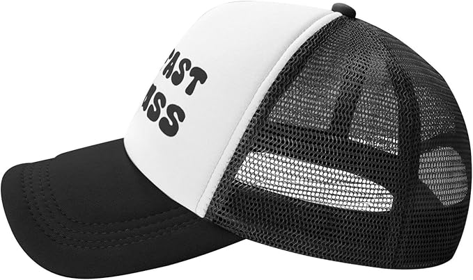 Put It On My Husband's Tab Drinking Trucker Hat - Funny Pink Trucker Hat for Women and Men
