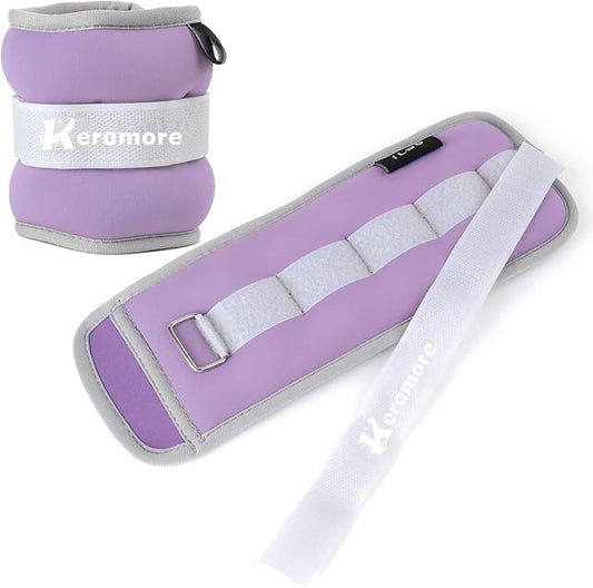 Ankle Weights, 1/2/3/4/5/6/8/10/12 LBS (1 Pair) Wrist Arm