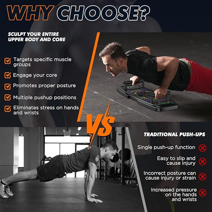 Foldable Push Up Board