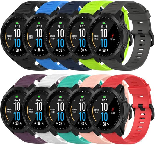 Band for Garmin Forerunner 945, Soft Silicone Replacement Watch Band Strap for Garmin Forerunner 935 Smart Watch (No Tracker)
