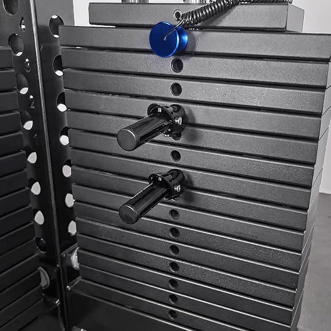Flylin Weight Stack Pin, Aluminium Alloy Quick Release Pin Magnetic Strength Training Screw Bolt Strength Training Equipment for Fitness Equipment Pin Training