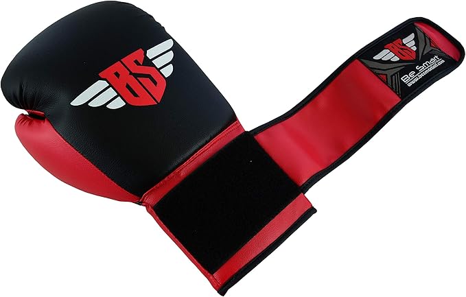 Be Smart Kids Boxing Gloves 4-12 Years 4oz 6oz Training Gloves for Children Sparring Youth Boxing Gloves Junior Training Mitts Punch PU Leather MMA Muay Thai Kick Boxing
