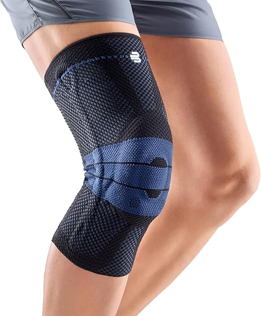 Bauerfeind - GenuTrain - Knee Brace - Targeted Support for Pain Relief and Stabilization of The Knee, Provides Relief of Weak, Swollen, and Injured Knees- Size 3 - Color Black