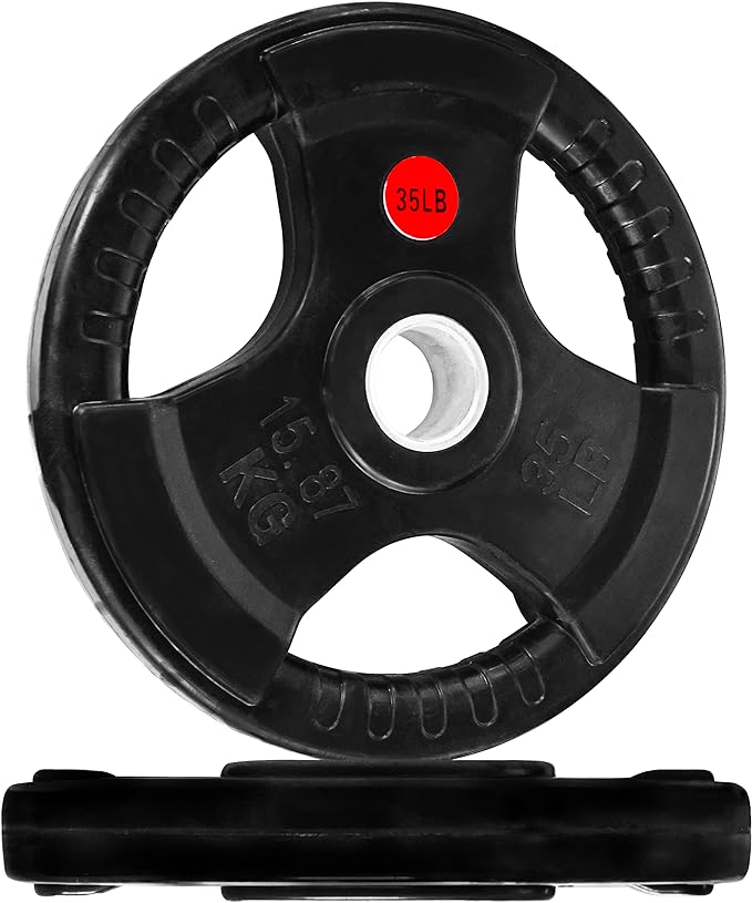 Signature Fitness Olympic 2-Inch Cast Iron Plate Weight