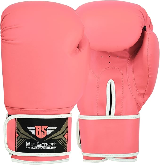 Be Smart Kids Boxing Gloves 4-12 Years 4oz 6oz Training Gloves for Children Sparring Youth Boxing Gloves Junior Training Mitts Punch PU Leather MMA Muay Thai Kick Boxing