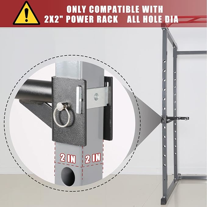 SYL Fitness Dip Bar Attachments for 2" x 2" or 3" x 3" Power