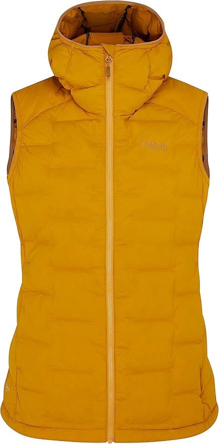 Rab Women's Cubit Stretch Down Insulated Lightweight Vest for Hiking, Climbing, and Skiing