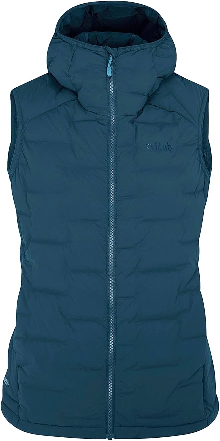 Rab Women's Cubit Stretch Down Insulated Lightweight Vest for Hiking, Climbing, and Skiing