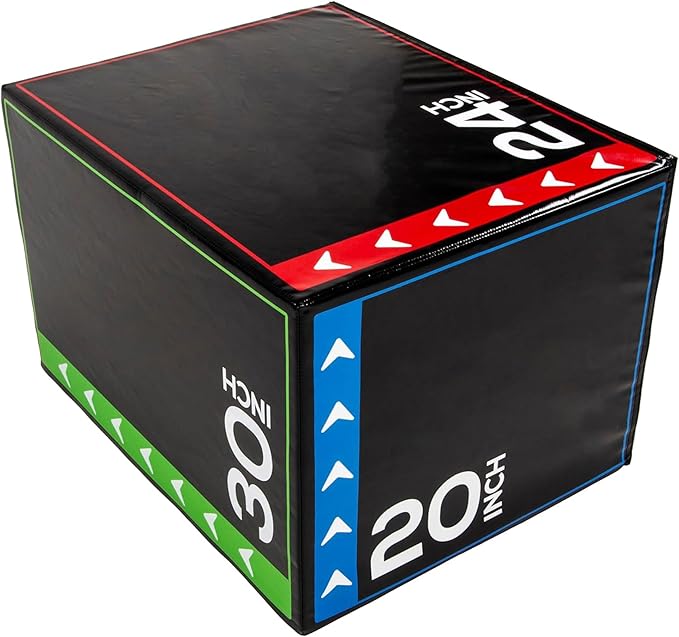 BalanceFrom Plyo Jumping Exercise Box, Home Gym Workout Trainer, Multiple Options