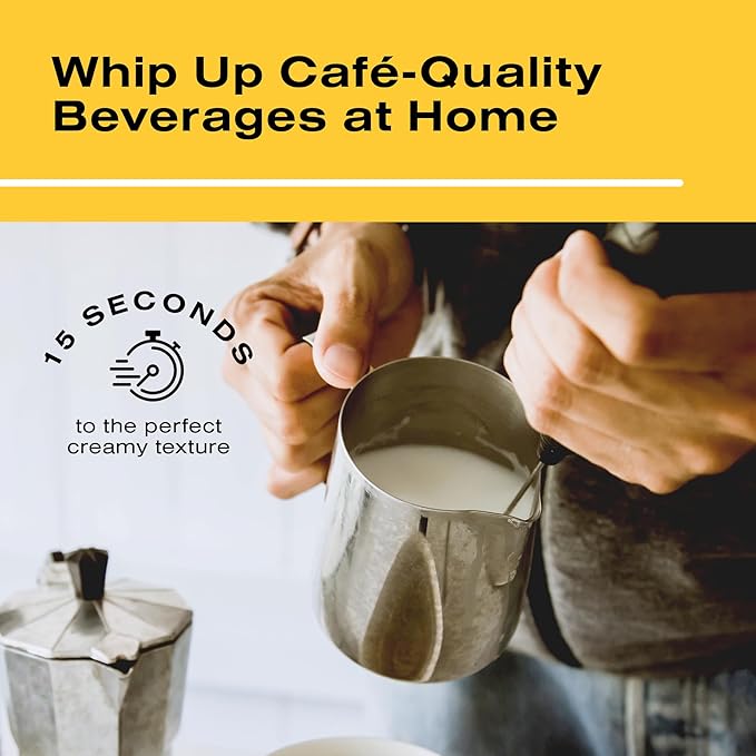 Bean Envy Milk Frother Handheld for Coffee - Electric Hand Blender, Mini Drink Mixer Whisk & Coffee Foamer Wand with Stand for Lattes, Cappuccino, Matcha and Hot Chocolate - Kitchen Gifts - Raspberry