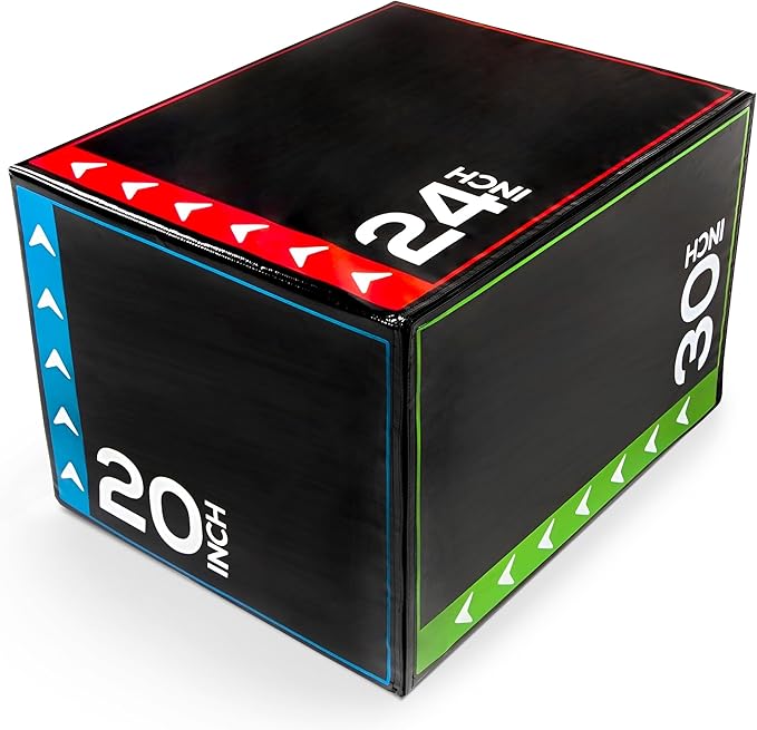 BalanceFrom Plyo Jumping Exercise Box, Home Gym Workout Trainer, Multiple Options